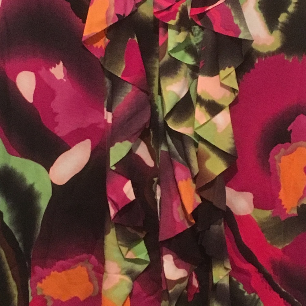 Style & Co Floral Sleeveless Scoop Neck Shell Top - Picture 2 of 5